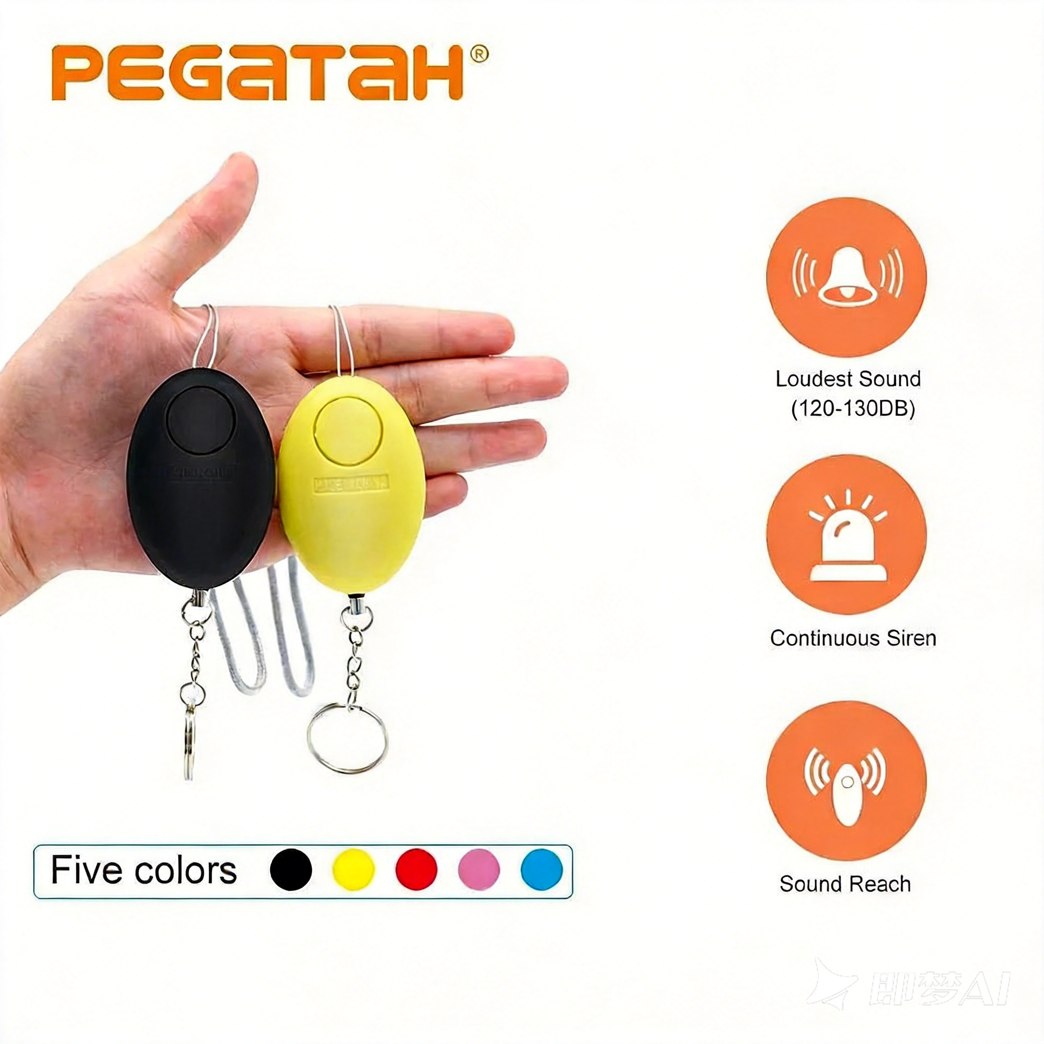 120dB Personal Safety Alarm Ke - Personal Alarm Keychain incelemesi ve fiyatı