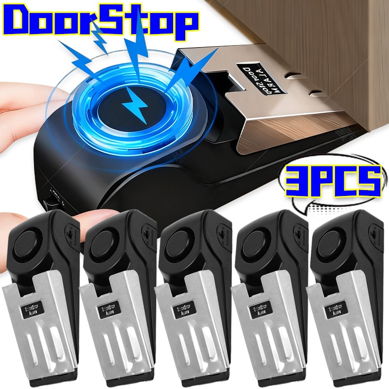 3/1Pcs Door Resistance Alarm W - Door Stop Alarm incelemesi ve fiyatı