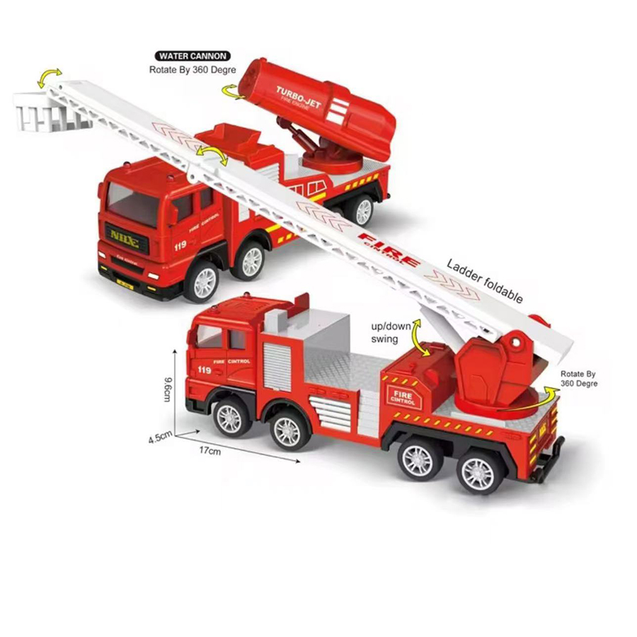 1pc-Alloy Fire Truck 1:32 Simu - Fire Escape Ladder incelemesi ve fiyatı