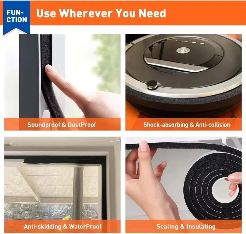 16pcs Resilience Seal Tape Sel - Window Lock Bar incelemesi ve fiyatı