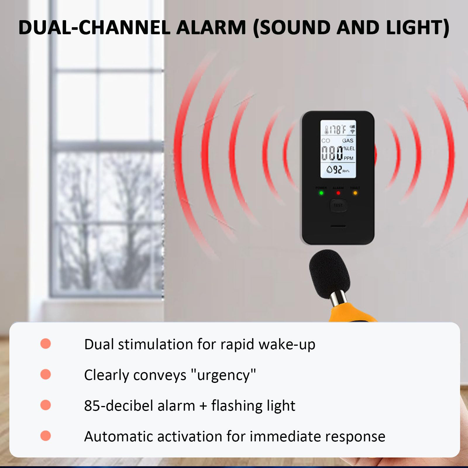 4-in-1 Gas & Carbon Monoxide D - Co Detector Plug incelemesi ve fiyatı