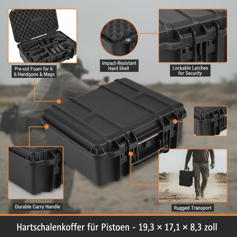 Gun Storage Box 15 x 12 x 10 I - Lockbox Key Secure incelemesi ve fiyatı
