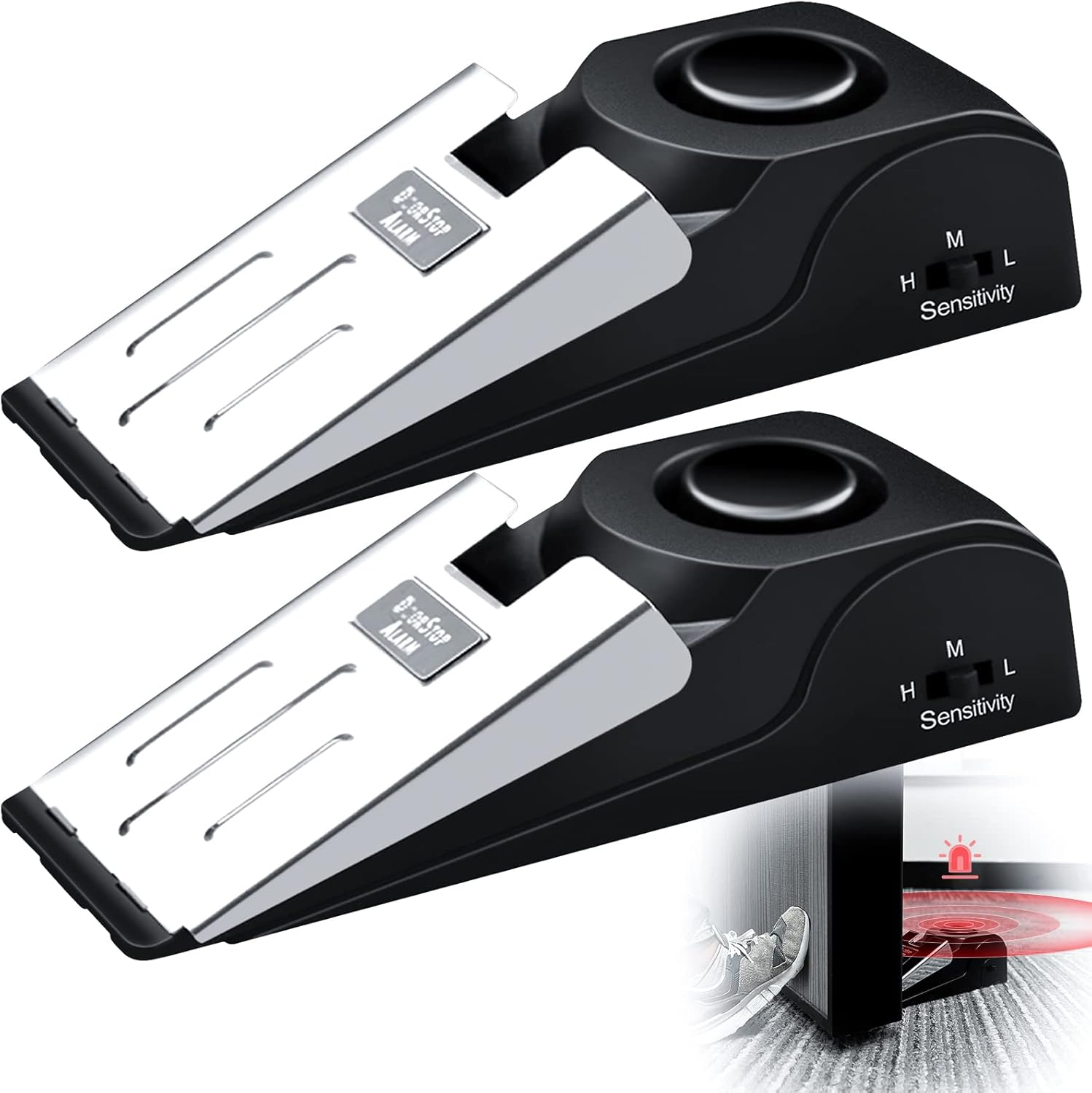 1/2Pcs Portable Travel 120 DB  - Door Stop Alarm incelemesi ve fiyatı