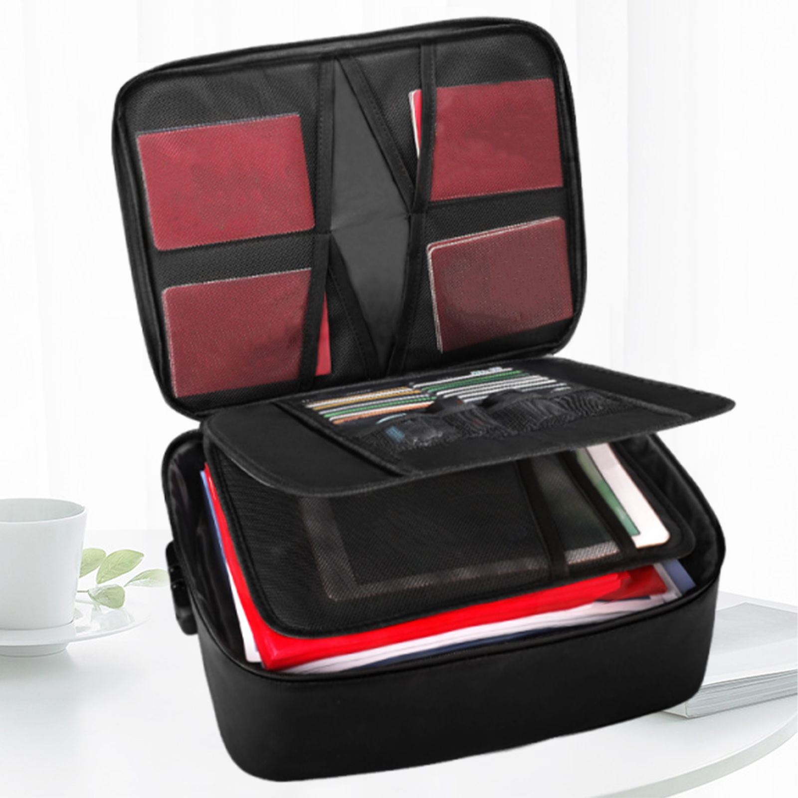 Fireproof Document Bag with Lo - Fire Safe Document incelemesi ve fiyatı