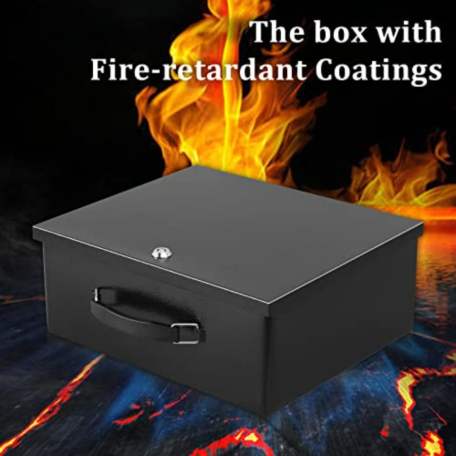 Portable Metal Safe Box with K - Fire Safe Document incelemesi ve fiyatı