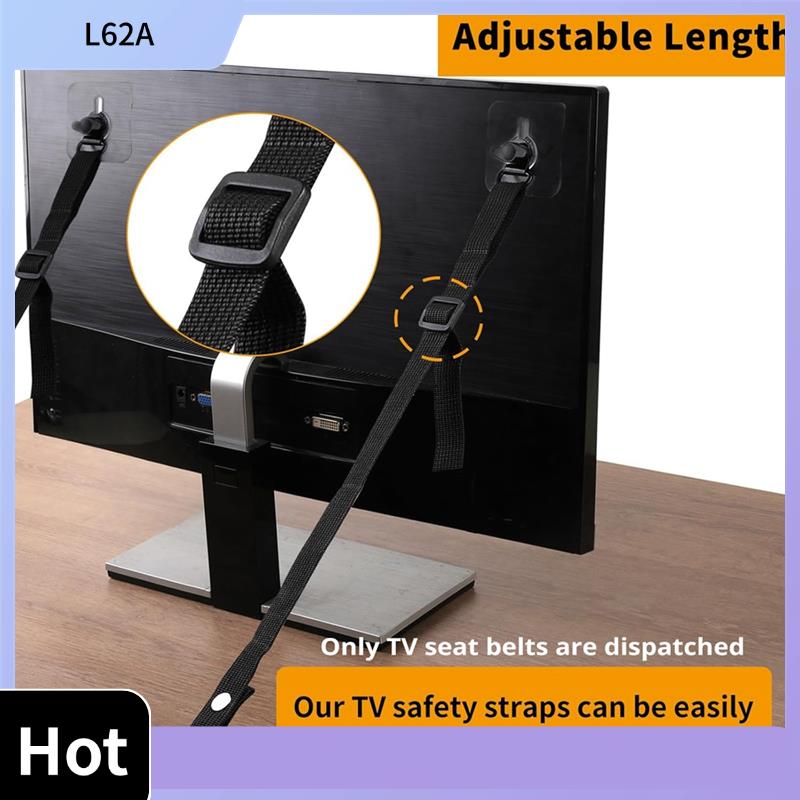 L62A 4 PCS Adjustable TV Safet - Earthquake Anchor Strap incelemesi ve fiyatı